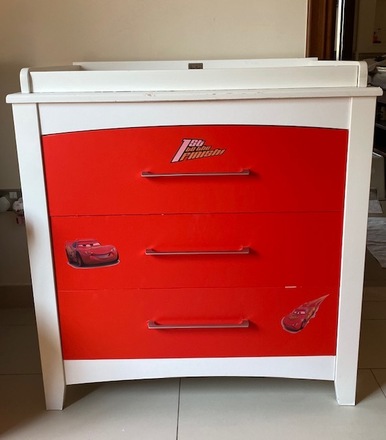 snap on changing table