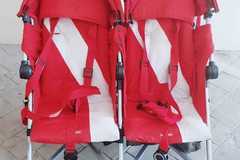 Selling: McLarrn Twin Pram