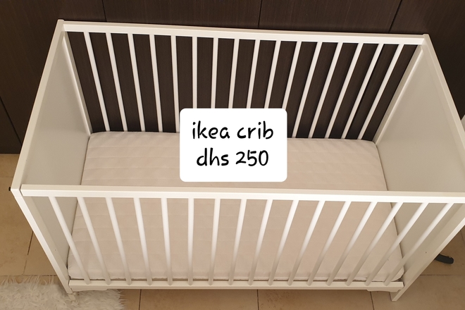 ikea white crib