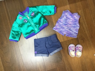 Selling: Luciana’s space outfit American girl doll