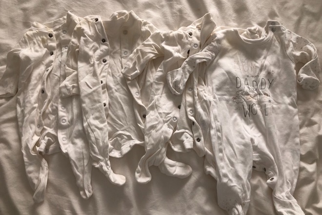 Bodysuits, hats, bibs, socks and underwear 