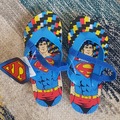 Selling: Boys Superman Flip Flops size 26 (for 3yr old)