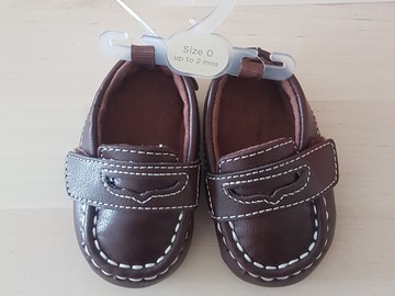 Selling: Baby boy Loafers 0-2 months (Brand New)