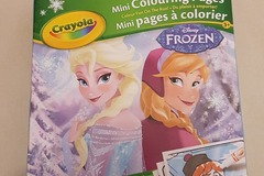 Selling: Frozen Crayola mini colouring pages & 4 markers