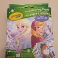 Selling: Frozen Crayola mini colouring pages & 4 markers