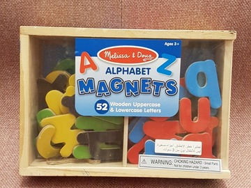 Selling: Magnetic Wooden Alphabet Letters (brand new)