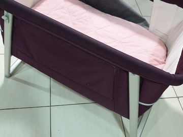 Selling: Portable baby Crib and Rocker - PRICED TO GO