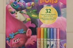 Selling: Trolls Crayola Games & Puzzles Coloring Book