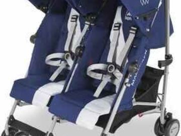 Selling: McLaren twin pram