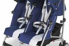Selling: McLaren twin pram