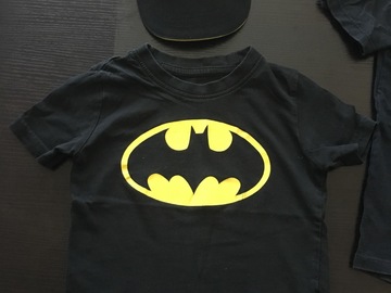 Selling: Batman shirts 2 and hats 2